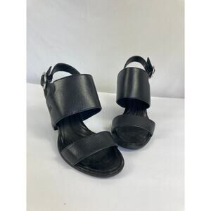 Born Cindie Heel Sandals Black Size 6